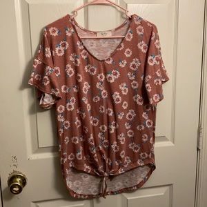 Oversized High Low Blouse